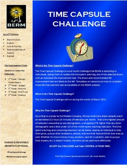 Take the BEAM Time Capsule Challenge